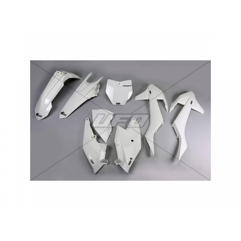 KIT PLASTIQUES SX/SX-FSX125/150 & SX-F 16-17 BLANC