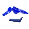 Kit plastiques ART couleur origine bleu avec selle complète bleu Yamaha PW80