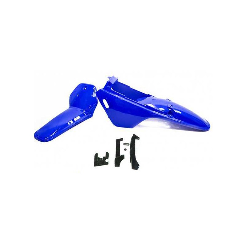 KIT PLASTIQUES PW80 A.R.T83-14 BLEU OEM AVEC PATIN CHAI.