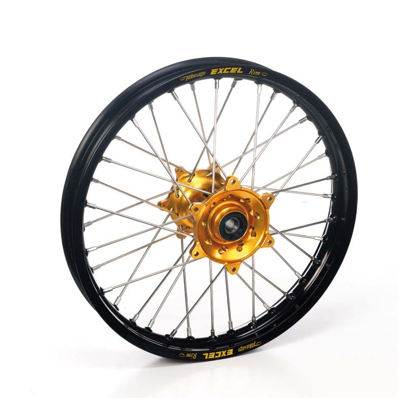 ROUE AR SX/SXF '13-16125CC ET + /19X2 15X36T JANTE NOIRE MOYEU OR