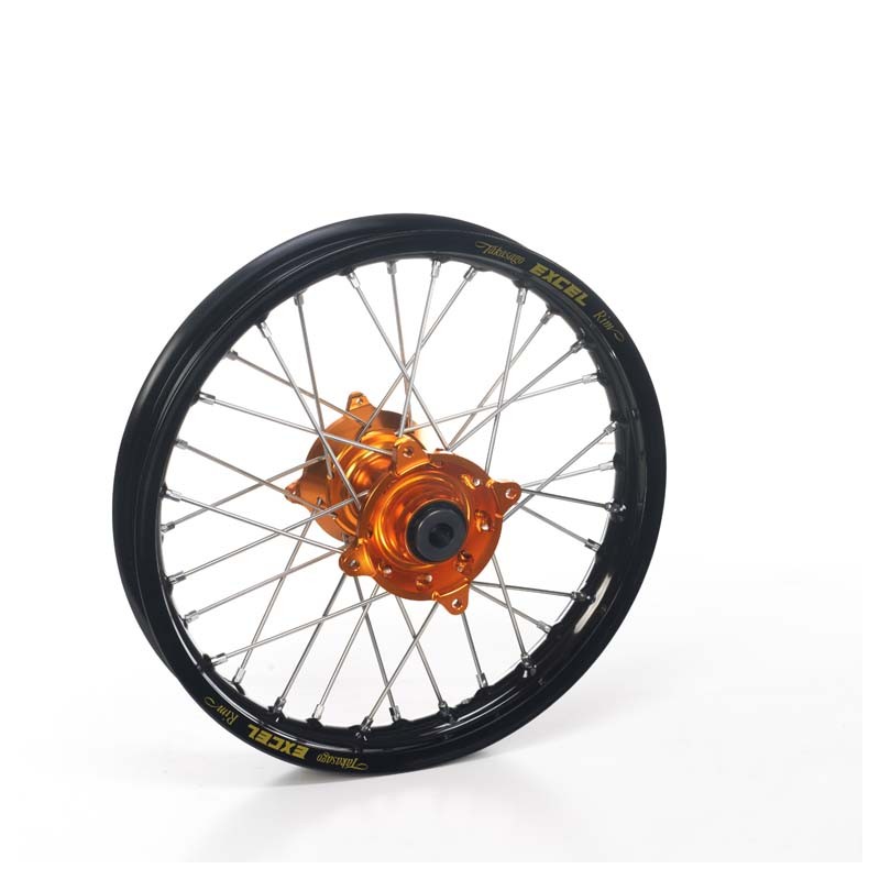 ROUE AR. HAAN WHEELSSX/SXF 13-16 / 19X2.15 JANTE NOIRE MOYEU ORANGE