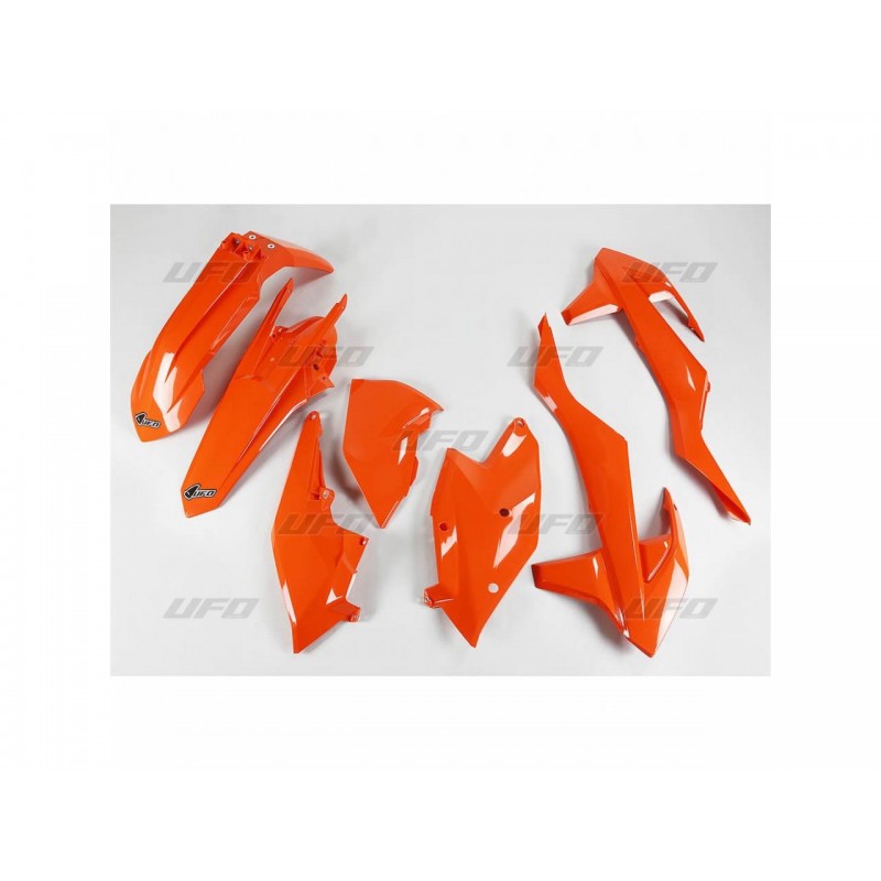 KIT PLASTIQUES UFOEXC/EXC-F 17 ORANGE