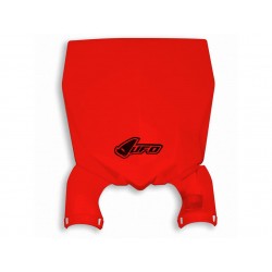 PLAQUE FRONTALE UFOCRF250R 18 CRF450R 17-18 ROUGE / TYPE STADIUM