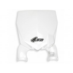 PLAQUE FRONTALE UFOYZF 10-17  YZ 15-17 BLANC / TYPE STADIUM