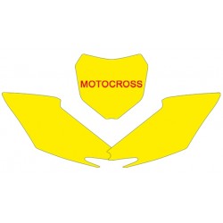 FONDS PLAQUE CRF450 '13BLANC WHITE