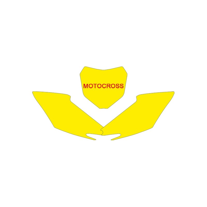 FONDS PLAQUE CRF450 '13BLANC WHITE