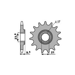 PIGNON 14 DENTSCRF450R/X 05-13