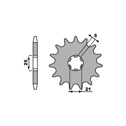 PIGNON 13 DENTSKDX200 84-06 YZ250 94-97