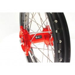 ROUE AVANT MX ARTCR/CRF 95-17/21X1.60X36T JANTE NOIR MOYEU ROUGE