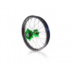 ROUE ARRIERE MX ARTKX450F 06-17/19X2.15X36T JANTE NOIR MOYEU VERT