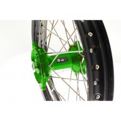 ROUE ARRIERE MX ARTKX450F 06-17/19X2.15X36T JANTE NOIR MOYEU VERT