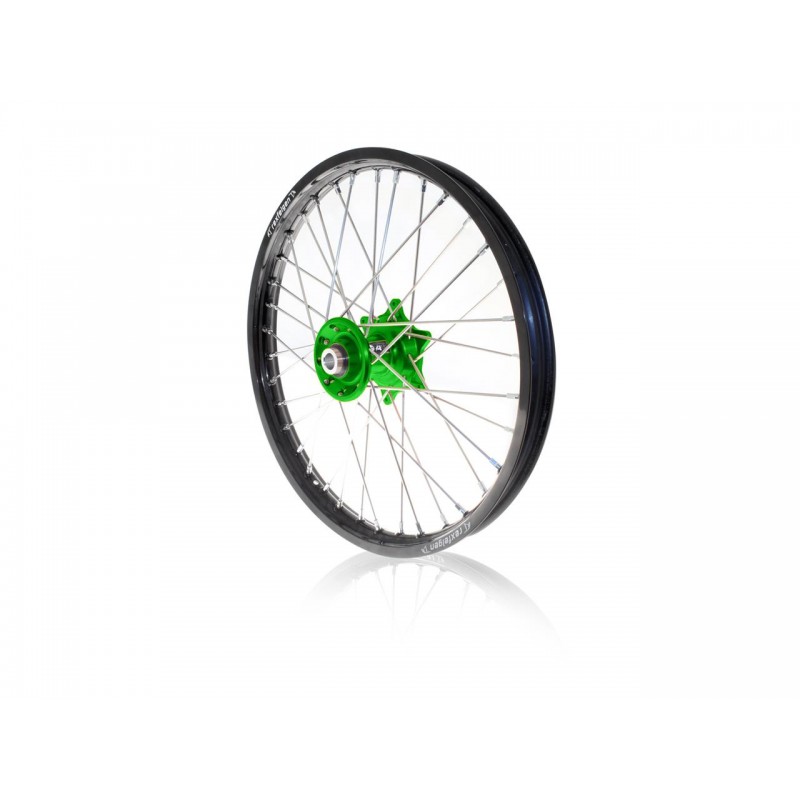 ROUE AVANT MX ARTKXF 06-17/21X1.60X36T JANTE NOIR MOYEU VERT