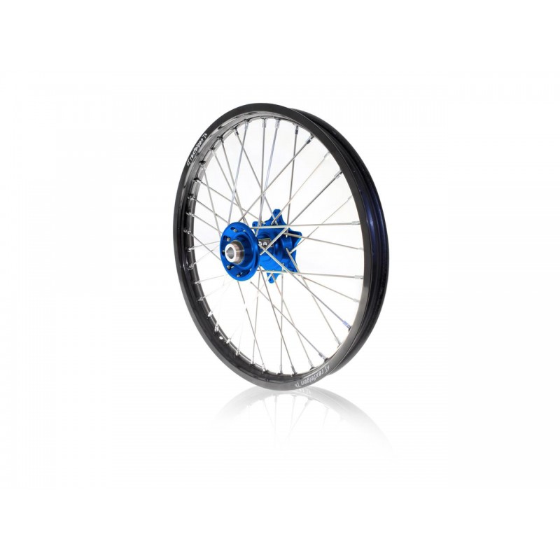 ROUE AVANT MX ARTYZ 93-17/YZF 98-13/1X1.60 JANTE NOIR MOYEU BLEU