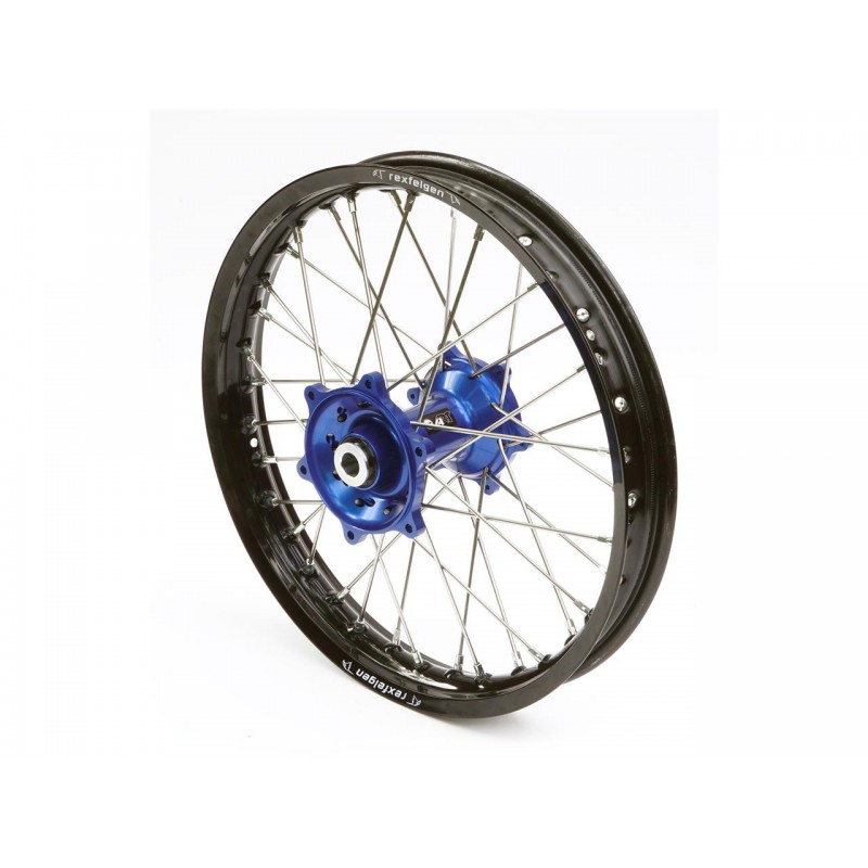 ROUE ARRIERE MX ARTWRF 01-17 / 18X2.15 JANTE NOIRE/MOYEU BLEU