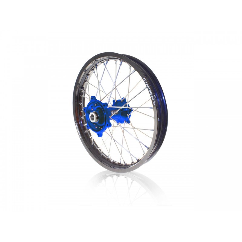 ROUE ARRIERE MX ARTFE/TE 14-17/18X2.15X36T JANTE NOIR MOYEU BLEU