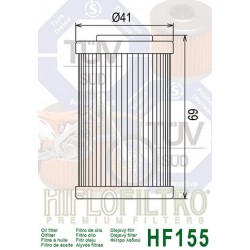 FILTRE A HUILE HF155KTM 00-05 /HUSABERG 95-02 Ø41.5 X 69.5MM