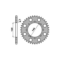 COURONNE ACIER 44 DENTSKLE500A1/6 '91-'96