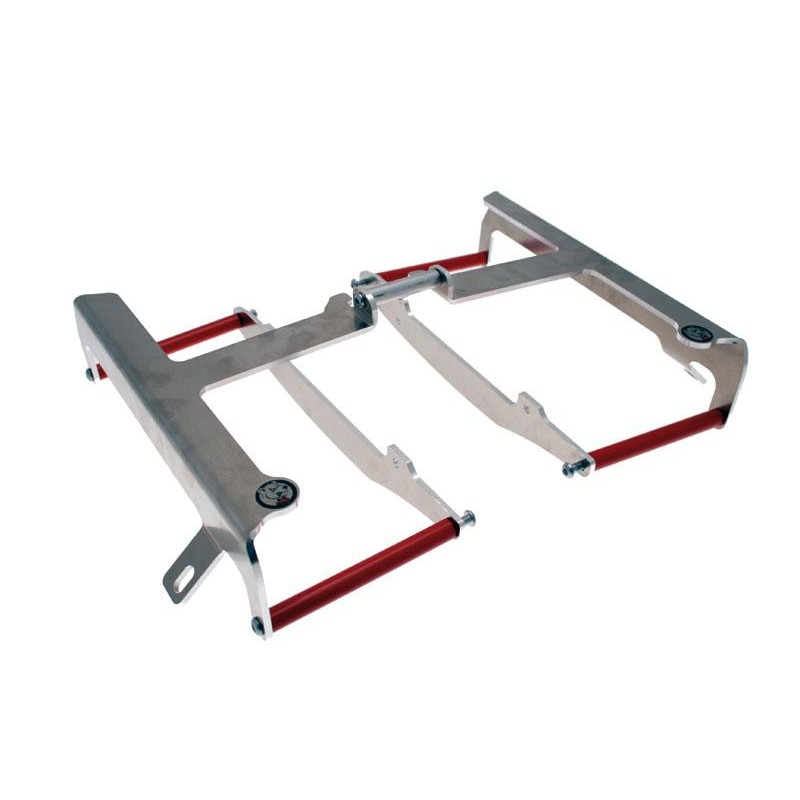 PROTECTION RADIATEUR AXPCRF250R 14-15 ALU/4MM TUBE ROUGE