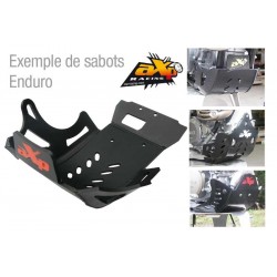 SABOT ENDURO AXPHM CRF250X 06-13 PHD/6MM NOIR