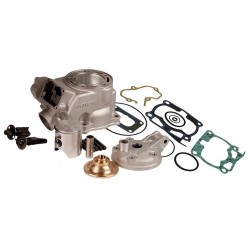 KIT CYLINDRE YZ125 99-04LIVRE AVEC CULASSE & JTS PISTON A TETE PLATE
