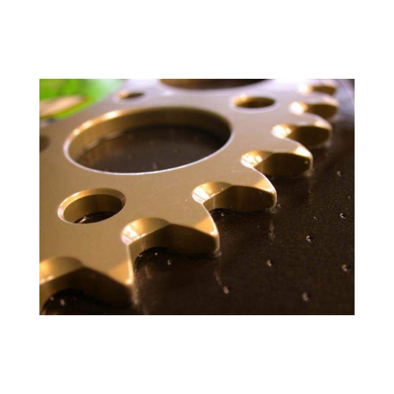 COURONNE RENTHAL 49 DENTSYZ125-250 '99-06 ANTI-BOUE / ANODISE DUR