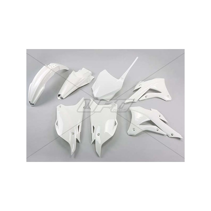 KIT PLASTIQUES KX85 '14COULEUR BLANC