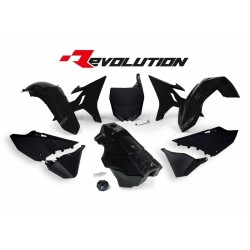 KIT PLASTIQUES REVOLUTIONYZ125/250 02-16/WR250 16 RES. INCLUS/COUL. N