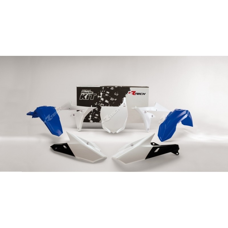 KIT PLASTIQ. YZ250F/450F14-16 COULEUR ORIG. BLEU/BLANC