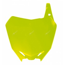 PLAQUE FRONTALE RACETECHRM-Z250 10-17/450 08-17 JAUNE FLUO