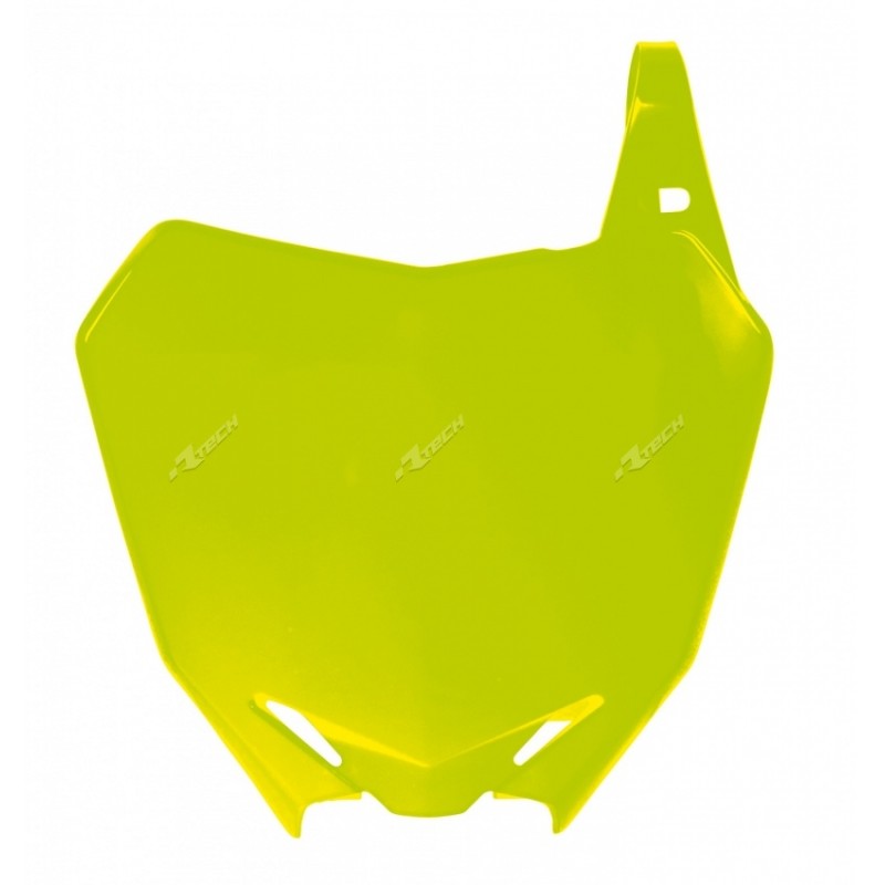 PLAQUE FRONTALE RACETECHRM-Z250 10-17/450 08-17 JAUNE FLUO