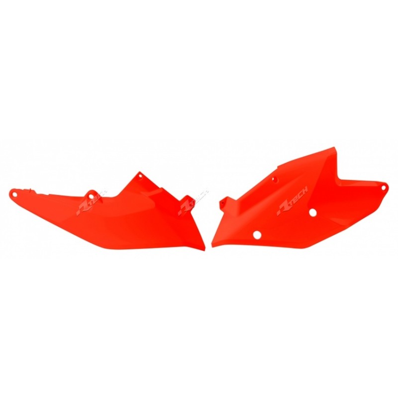 PLAQ. LATERALES RACETECHSX/SX-F/EXC-F/XC-W  ORANGE FLUO