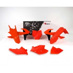 KIT PLASTIQUES RACETECHSX/SX-F/EXC-F/XC-W  ORANGE FLUO 6PC