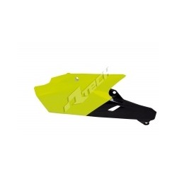 PLAQ. LATERALES RACETECHYZ250/450F 14-17 JAUNE FLUO