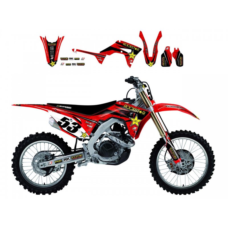 KIT DECO BLACKBIRDCRF450R 09-12/250R 10-13 ROCKSTAR ENERGY