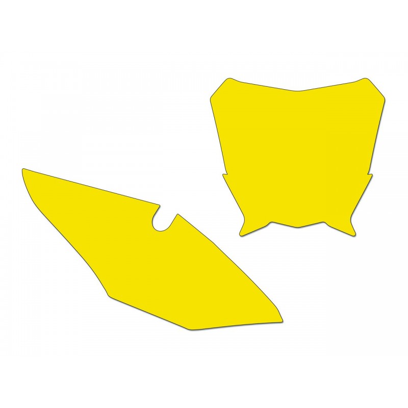 FOND DE PLAQUES BLACKBIRDCRF250R 18 CRF450R 17-18 JAUNE