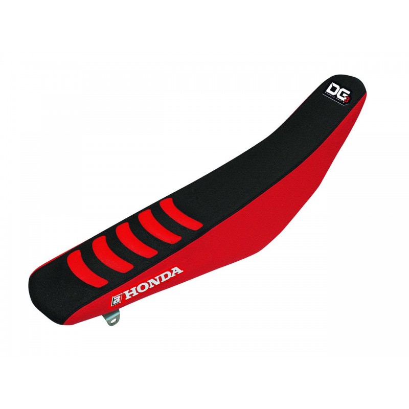 HOUSSE SELLE BLACKBIRDCRF450R/RX 17 DOUBLE GRIP3 NOIR/ROUGE