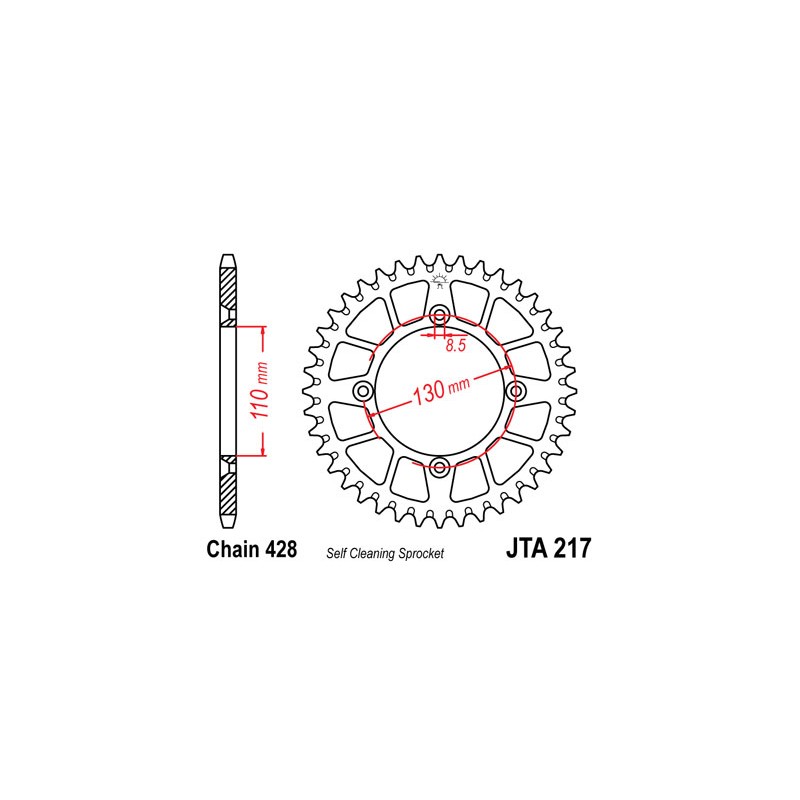 COURONNE ALU JT 55 DENTSALUMINIUM