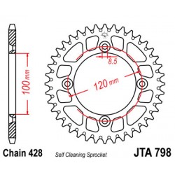 COURONNE ALU 48 DENTSRM65 89-01 YZ85 02