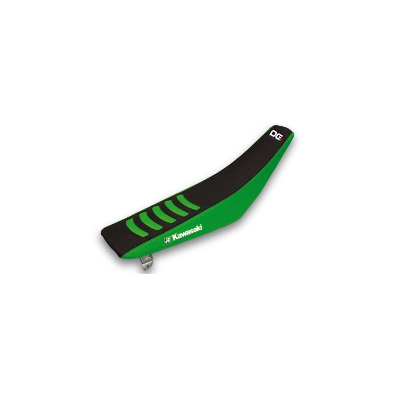 HOUSSE SELLE BLACKBIRDKX250F 09-12 KX450F 09-11 DOUBLE GRIP3 NOIR/VER