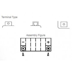 BATT. YUASA YTX5L-BS
