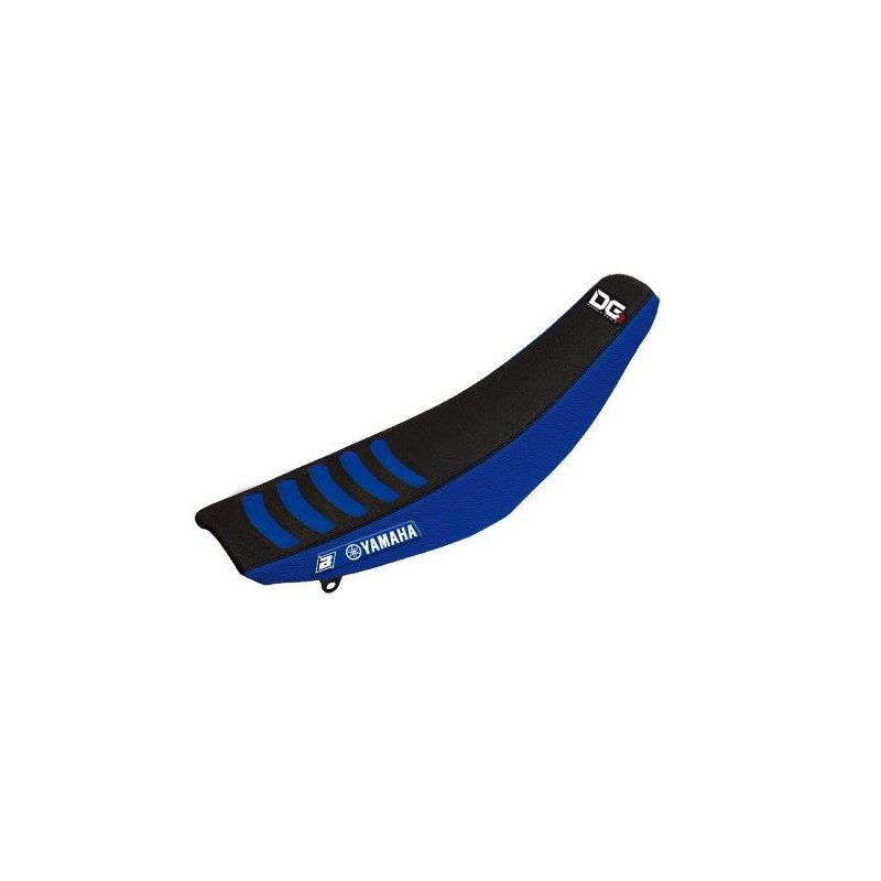 HOUSSE SELLE BLACKBIRDYZ250F 10-13 DOUBLE GRIP3 NOIR/BLEU