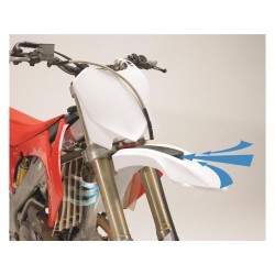 GARDE BOUE AV. POLISPORTSUPERMOTARD SM-LINE UNIVERSEL BLANC/VENTILE