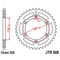 COURONNE ACIER 41 DENTSSUZUKI RM/RM-Z/DR-Z