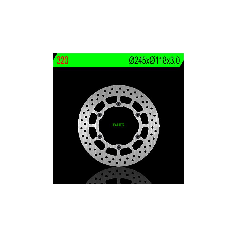 DISQUE DE FREIN FIXEAVANT GAUCHE YZ125 '90-00