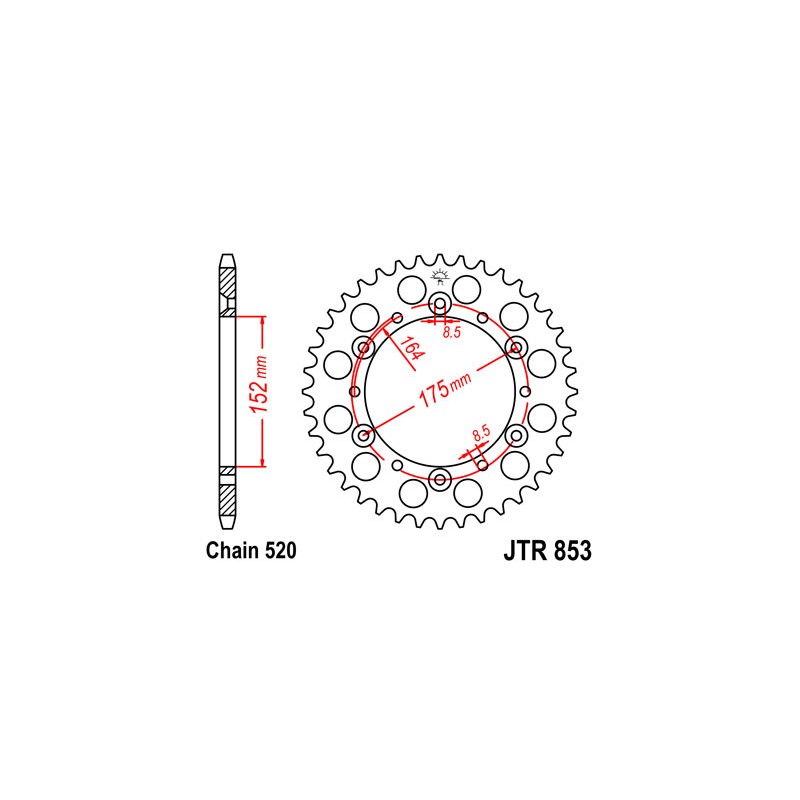 COURONNE ACIER JT 48DENTSSTEEL 87-98