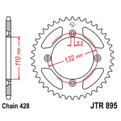 COURONNE ACIER 49 DENTSSX85-105 '04-08