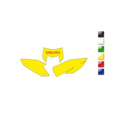 FONDS PLAQUE HVA ENDUROTE-FE 125&+ 2015 NOIR