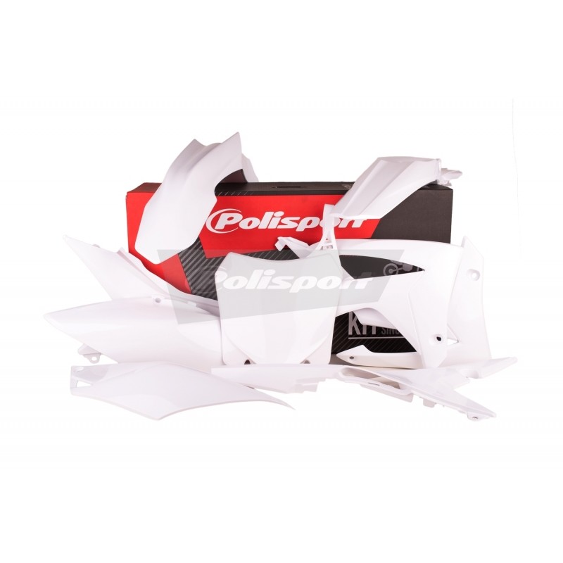 KIT PLASTIQUES POLISPORTCRF250R 14-15 CRF450R 13-15/BLANC