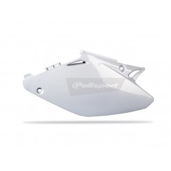 PLAQ. LATERALES POLISPORTCR125R 02-07/CR250R 02-07 BLANC