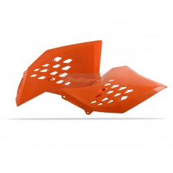 OUIES RADIATEUR POLISPORTSX/SX-F 125 &+ 07-10 ORANGE
